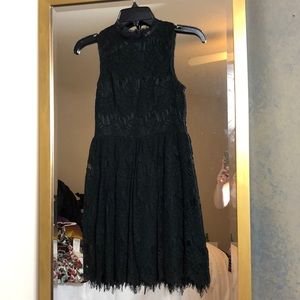 Black Knee Length Dress